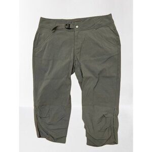 prAna Shorts Athletic Cropped Pants Gray Size 6